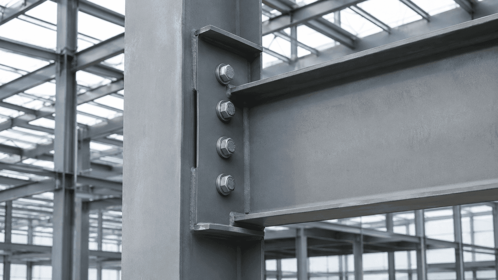 Schema dell’applicazione dei collegamenti tra travi e colonne nelle strutture metalliche