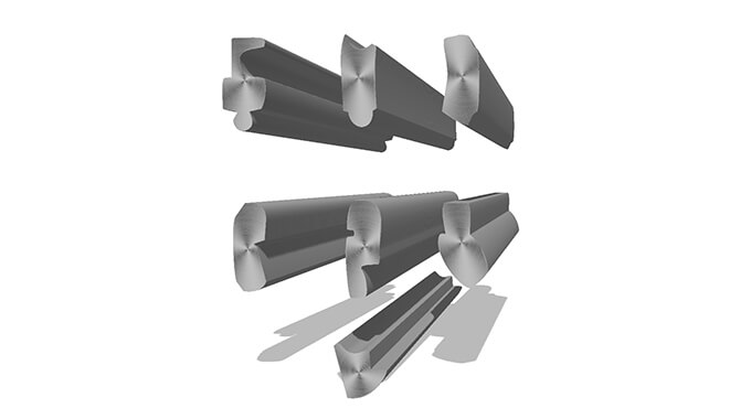Linea a forma di chiusura con cinturino